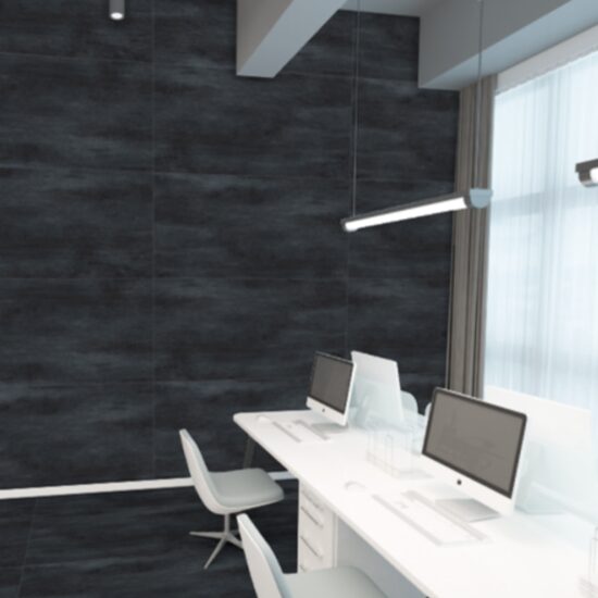 60×120 cm Cemento Dark Grey / Carving (~204 SEK/m²)